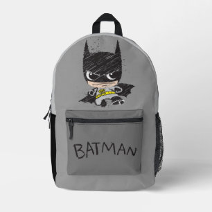 Mochila Impresa Mini esbozo de Batman clásico