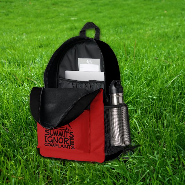 Mochila Impresa Minimalist Hiking Backpack Trail Lovers black red (Subido por el creador)