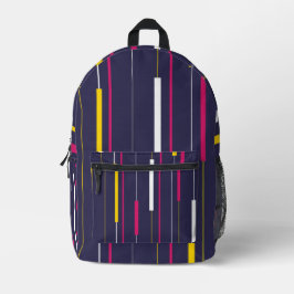 Mochila Impresa Minimalist Modern Stripes Backpack