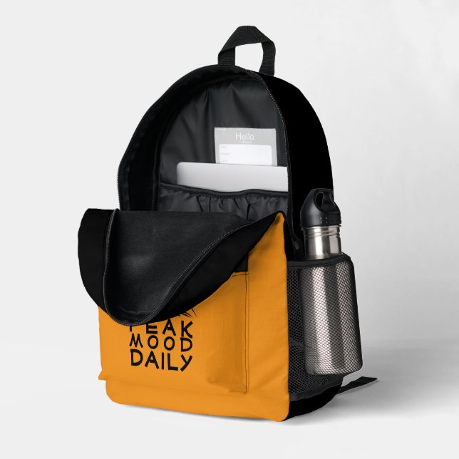 Mochila Impresa Minimalist Trail Hiking yellow Backpack (Esquina trasera derecha (abierta))