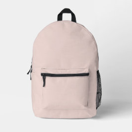 Mochila Impresa Minimalista color rosa claro claro sólido moda gir