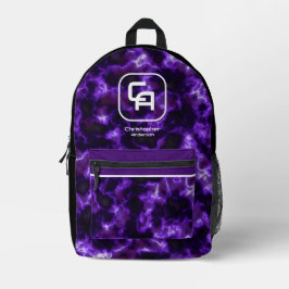 Mochila Impresa Misty Smoke Monograma Púrpura
