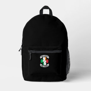 Mochila Impresa Mitad gaélico italiano irlandés mitad gaélico Sain