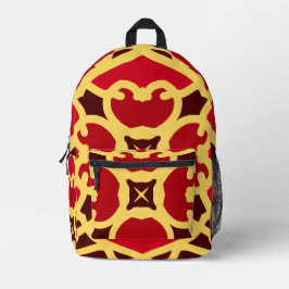 Mochila Impresa Mochila, un diseño continuo elegante y colorido