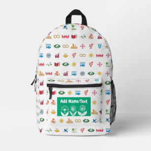 Mochila Impresa Moda moderna Nombre personalizado significativo