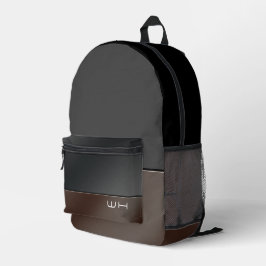 Mochila Impresa Moda Negra de negocios moderna