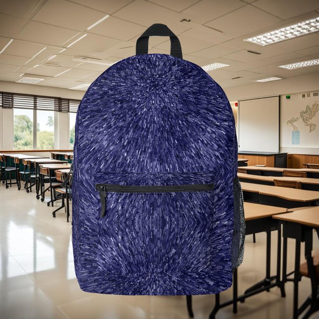 Mochila Impresa Modern, chic design in dark blue, glitter effect (Subido por el creador)