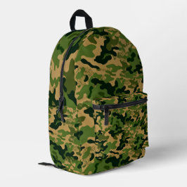 Mochila Impresa Modern Green Camouflage Backpack – Premium Army