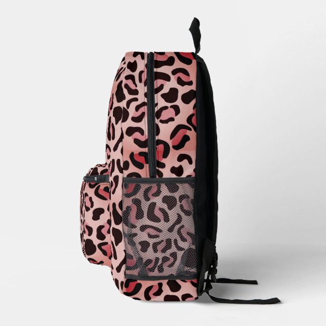 Mochila Impresa Modern Leopard Pattern Animal (Derecha)