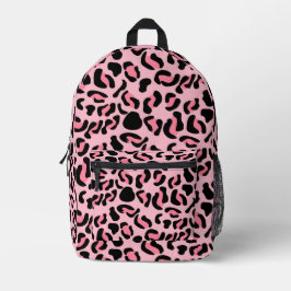 Mochila Impresa Modern Pink Leopard Pattern Animal