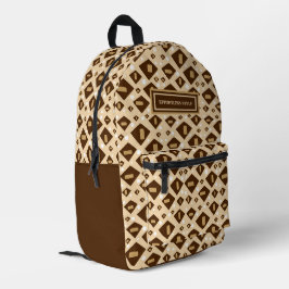 Mochila Impresa Moderno estampado