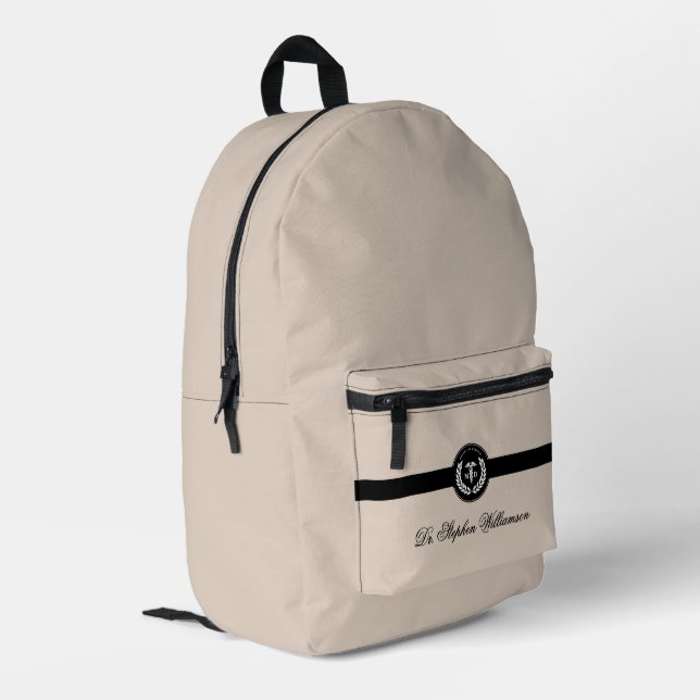 Mochila Impresa Moderno Médico de Medicine Med School Graduado (Esquina izquierda trasera)