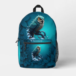 Mochila Impresa Momento de la sabiduría, la lechuza mágica, majest