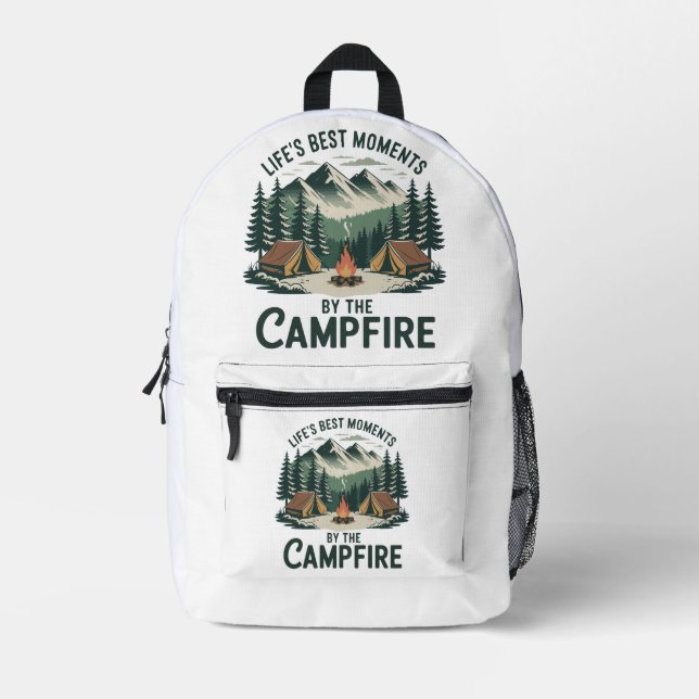 Mochila Impresa Momentos de Fogata (Anverso)