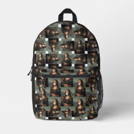 Mochila Impresa Mona Lisa chicle rosado