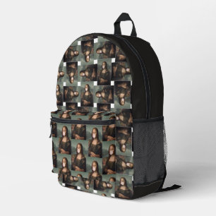 Mochila Impresa Mona Lisa chicle rosado