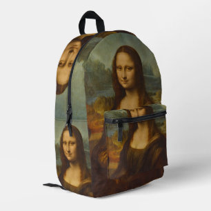 Mochila Impresa Mona Lisa de Leonardo da Vinci, Arte del Renacimie