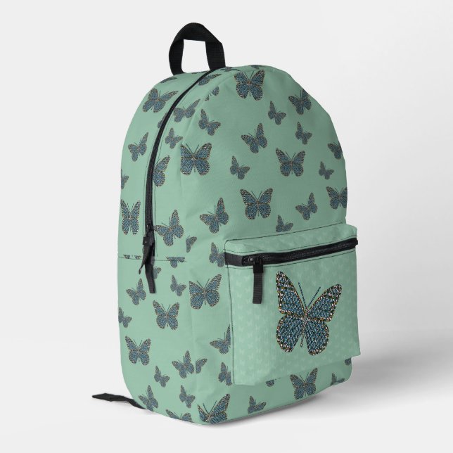 Mochila Impresa Monarca marroquí (Esquina izquierda trasera)