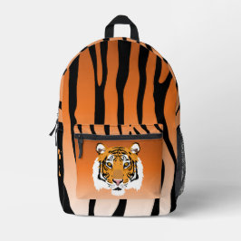 Mochila Impresa Monograma de impresión tigre