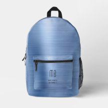 Monograma Moderno Azul