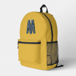 Mochila Impresa Monograma moderno | Minimalista simple