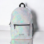 Mochila Impresa Monograma opal irlandés lindo<br><div class="desc">Abróchese el día de su hijo con la mochila del monograma opal opal lindo. Con un mágico diseño iridiscente opal, esta encantadora mochila es el personalizable con las iniciales de su hijo para un toque personal. Está fabricado con materiales duraderos de alta calidad y ofrece compartimentos amplios, zapatillas sólidas y...</div>
