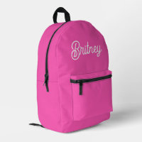 Monograma y nombre personalizados modernos de rosa