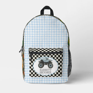 Mochila Impresa Monster Truck Back Pack - Back to School Gear