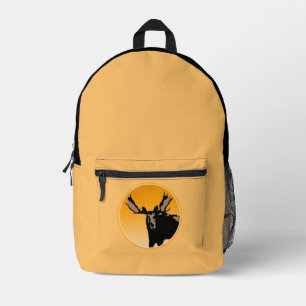 Mochila Impresa Moose al atardecer - Original Wildlife Art