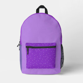 Mochila Impresa Morado violeta brillante