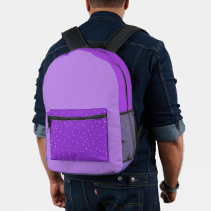 Mochila Impresa Morado violeta brillante