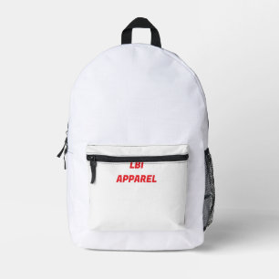 MOCHILA IMPRESA MORRAL DE MARCA REGISTRADA LBI APPAREL 
