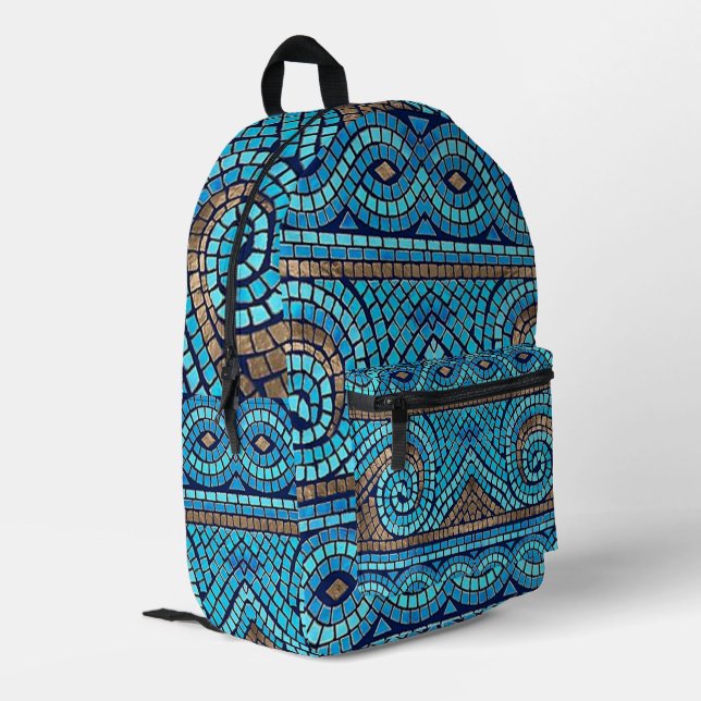 Mochila Impresa Mosaico (Esquina izquierda trasera)