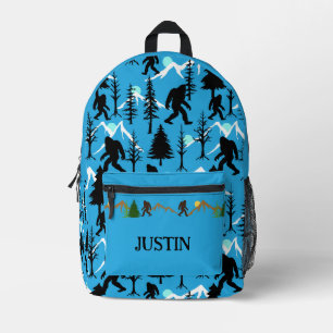 Mochila Impresa Mostrador de pie grande Sasquatch Blue