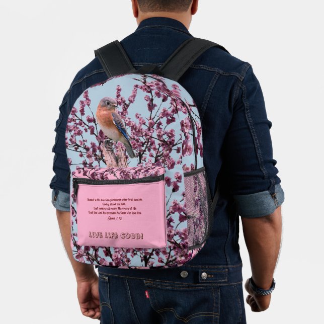Mochila Impresa Motivación Inspiradora de positividad (Insitu (Modelo))