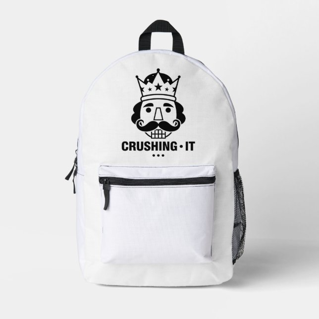 Mochila Impresa Motivational Crushing It Daily Hustle Mindset Succ (Anverso)