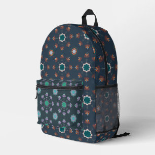Mochila Impresa motivo inspirado en el arte popular