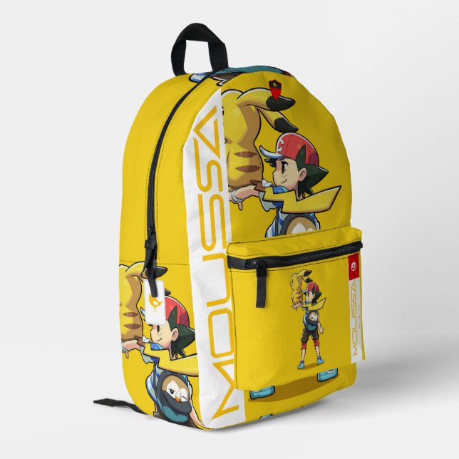 Mochila Impresa MOUSSA Print Cut Sew Bag (Esquina izquierda trasera)