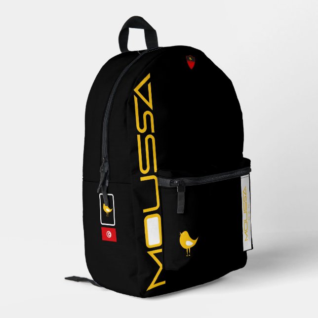 Mochila Impresa MOUSSA Print Cut Sew Bag (Esquina izquierda trasera)