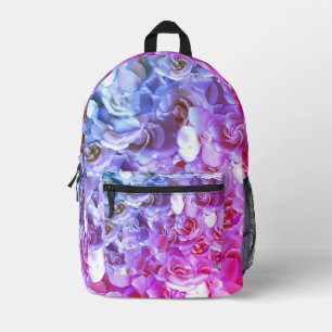 Mochila Impresa Muchos pétalos hermosos de rosa