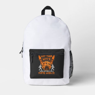 Mochila Impresa Muevanse chicas dejemos que trabajadora postal bru