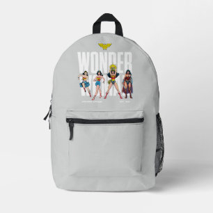 Mochila Impresa Mujer Maravilla Leyendas Gráficas para Siempre