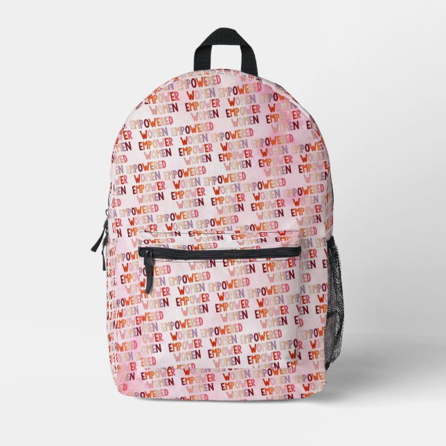 Mochila Impresa Mujeres Empoderadas Empoderan Mujeres (Anverso)