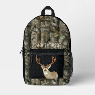 Mochila Impresa Mule Deer Camouflage Cazando vendedores de Guay