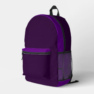 Mochila Impresa Multi-Color Purple Backpack