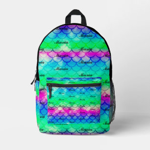 Mochila Impresa Mundo de sirenas florecientes