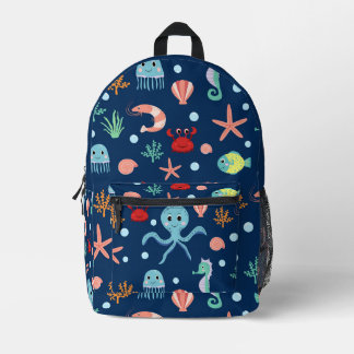 Mochila Impresa Mundo del Mar