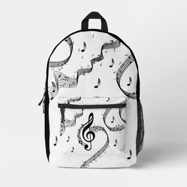 Mochila Impresa Música Climactic G Clef (Anverso)