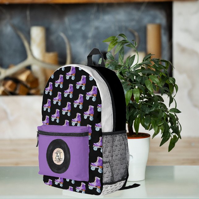 Mochila Impresa Música Cute Retro para patinar sobre ruedas | Mono (Subido por el creador)