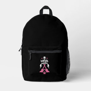 Mochila Impresa Música Doncella de Metal